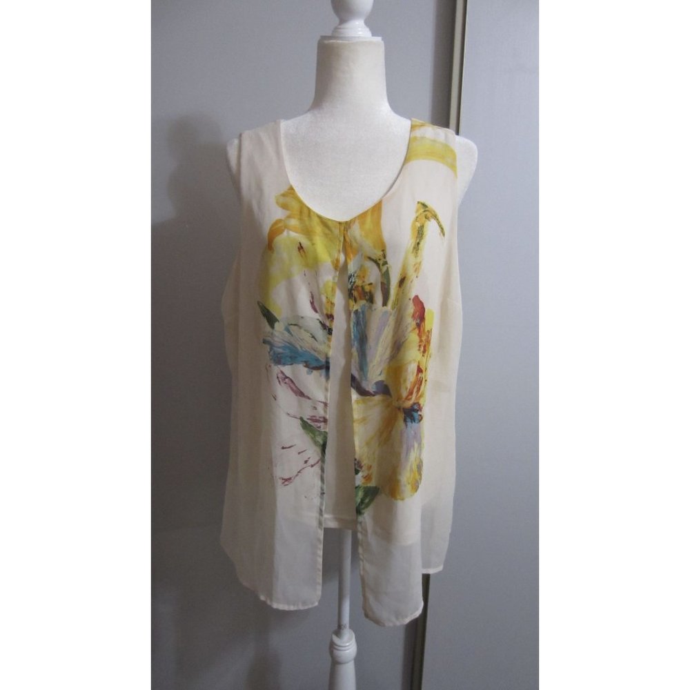 Unique Spectrum XL Floral Lined Flowy Top